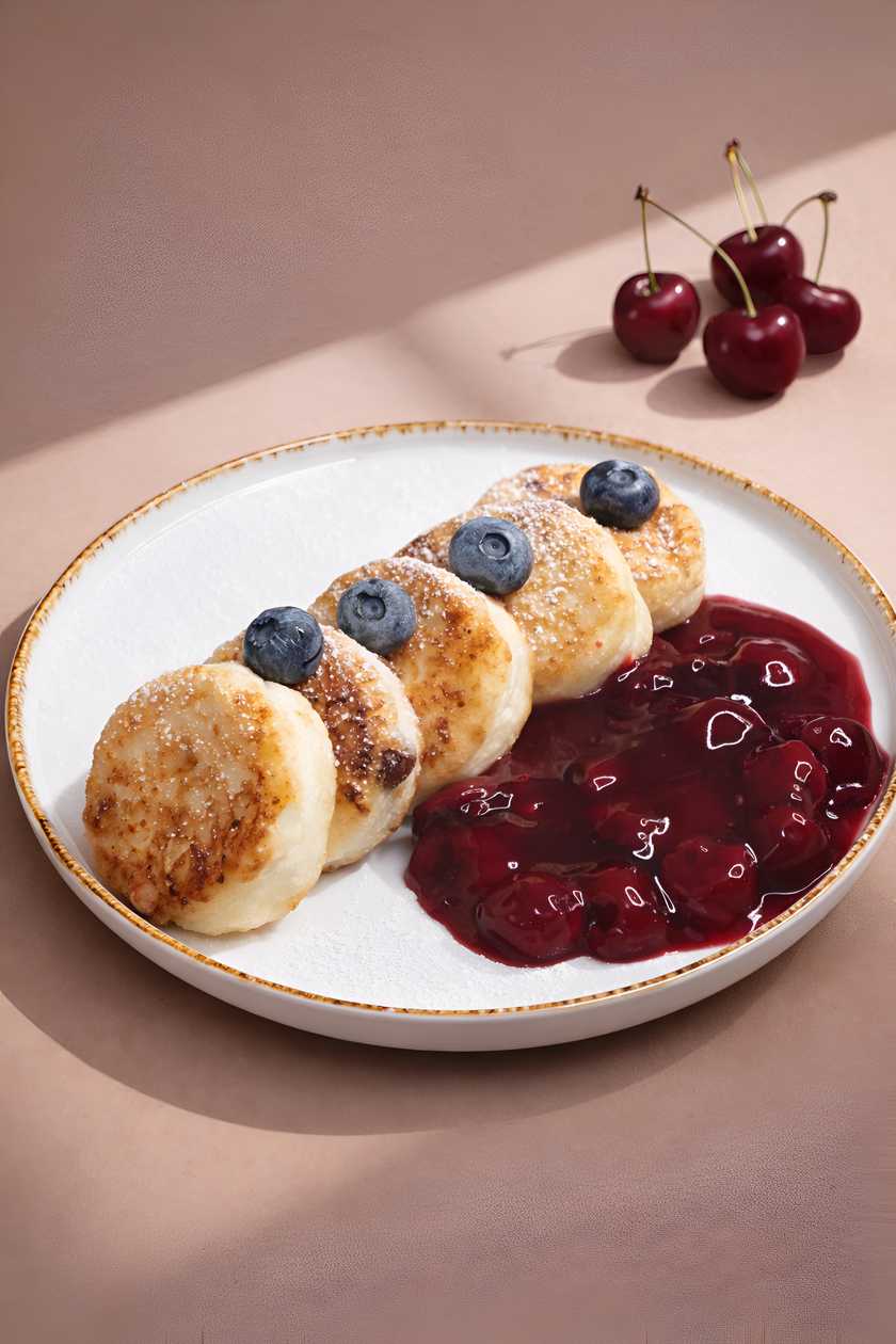 Syrniky - alebo vyprážané tvarohové lievance