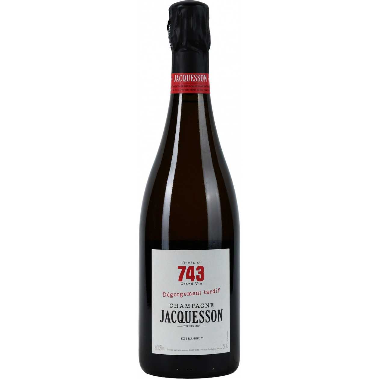 Champagne Jacquesson Cuvée nº 743 Extra Brut Degorgement Tardif