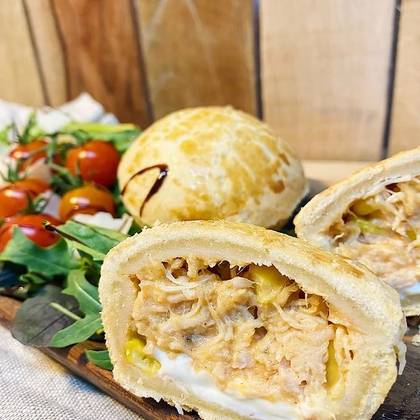 Empada de frango com catupiry