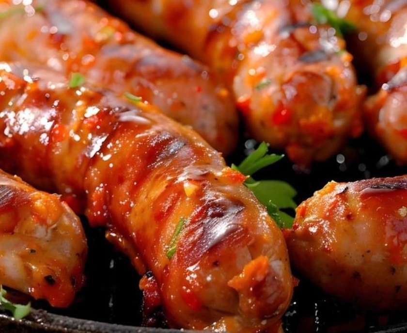 Spicy Sausage & Yam Chips