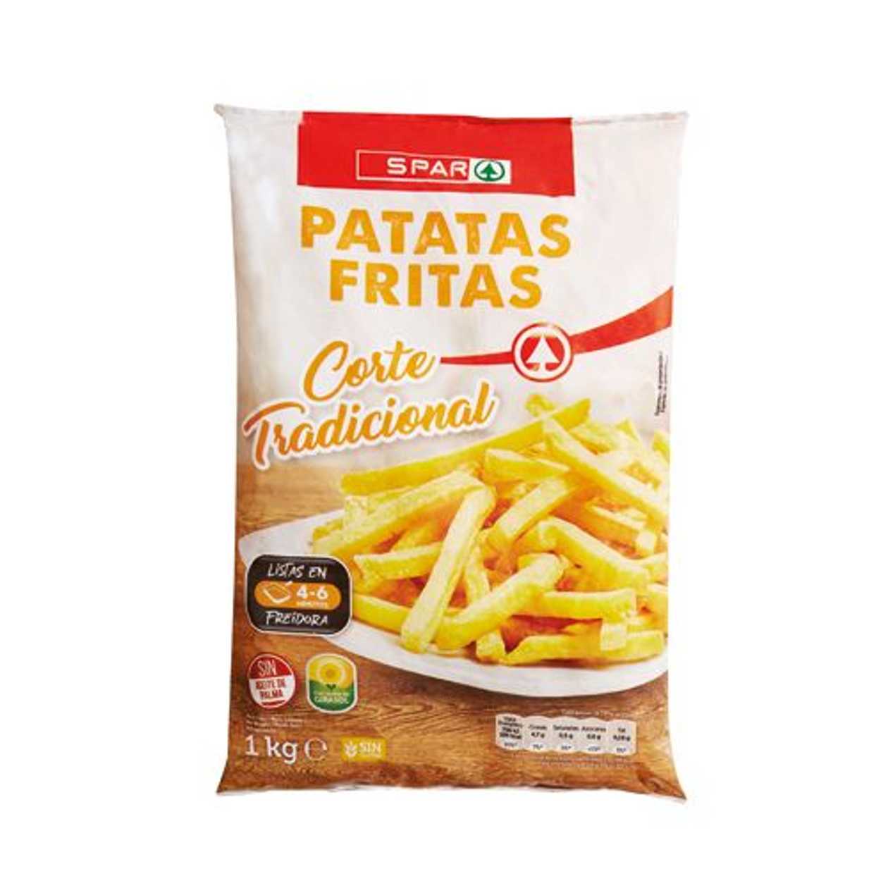 Batata Pre Frita Spar Palitos 1Kg
