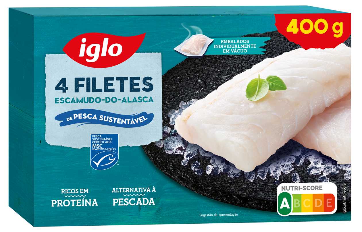 Filetes Iglo Escamudo Alasca 4Un 400Gr