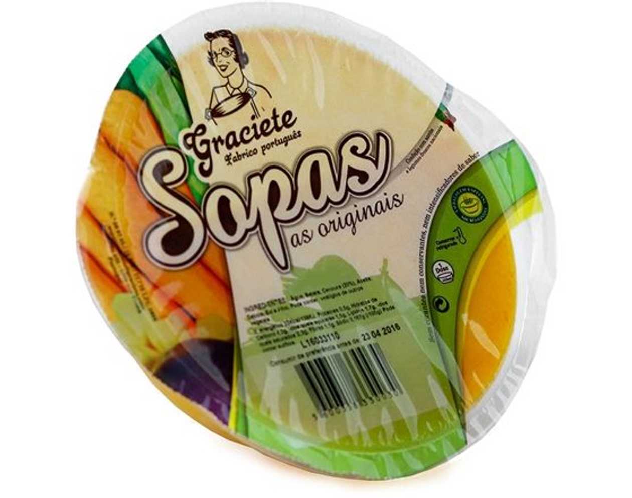 Sopa Graciete Creme Cenoura 400Gr