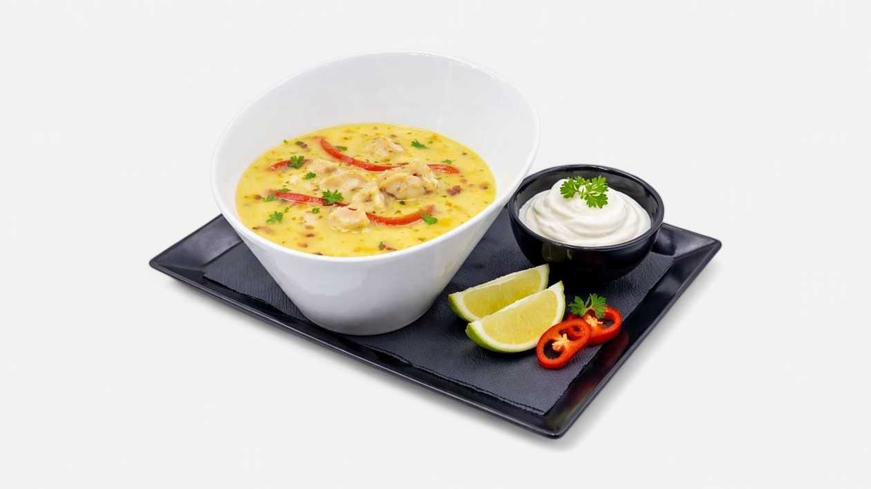 Tripe Soup with Sour Cream, Horseradish, and Peppers 400g