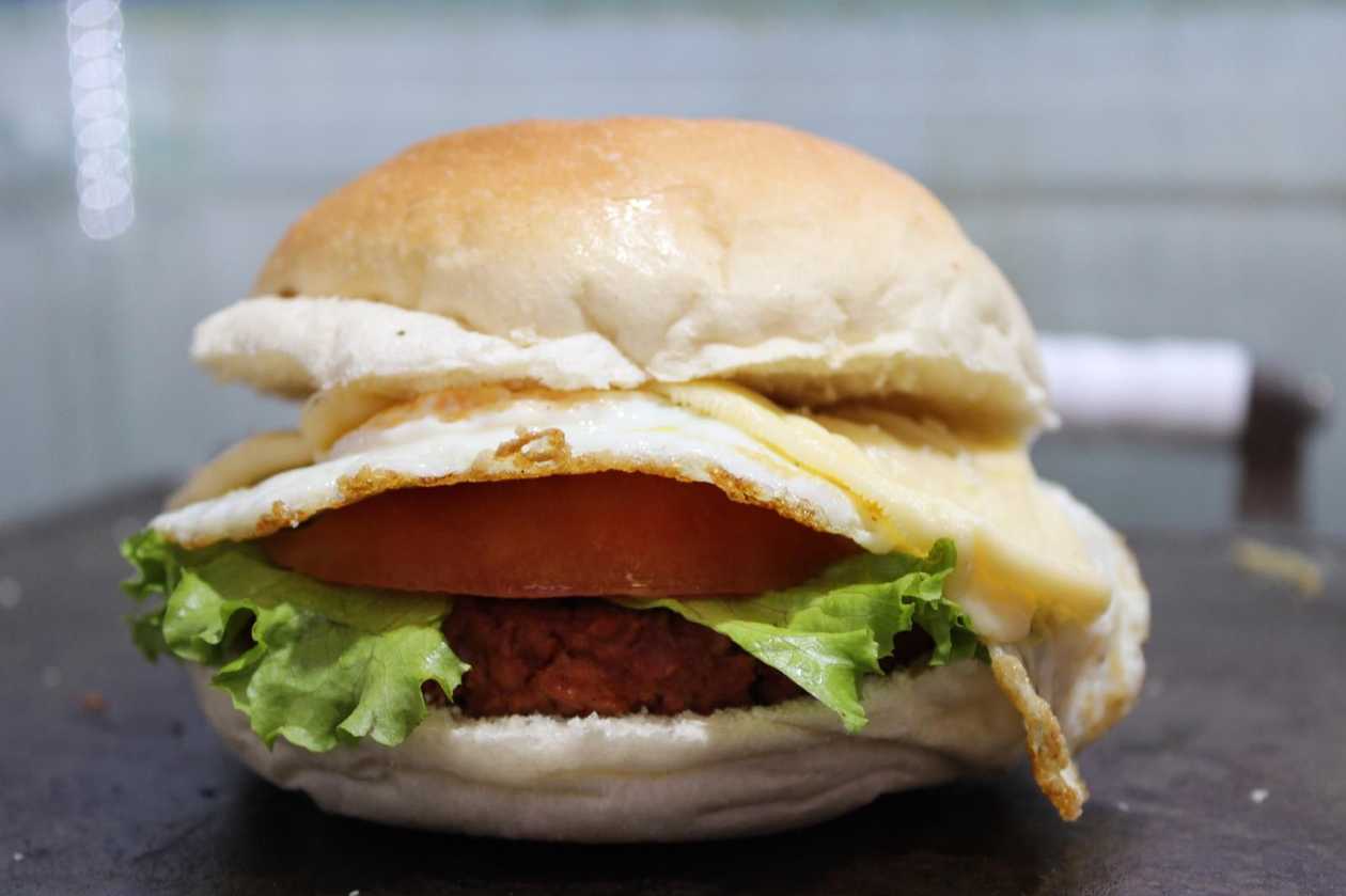 Hambúrguer Vegetariano c/ Ovo