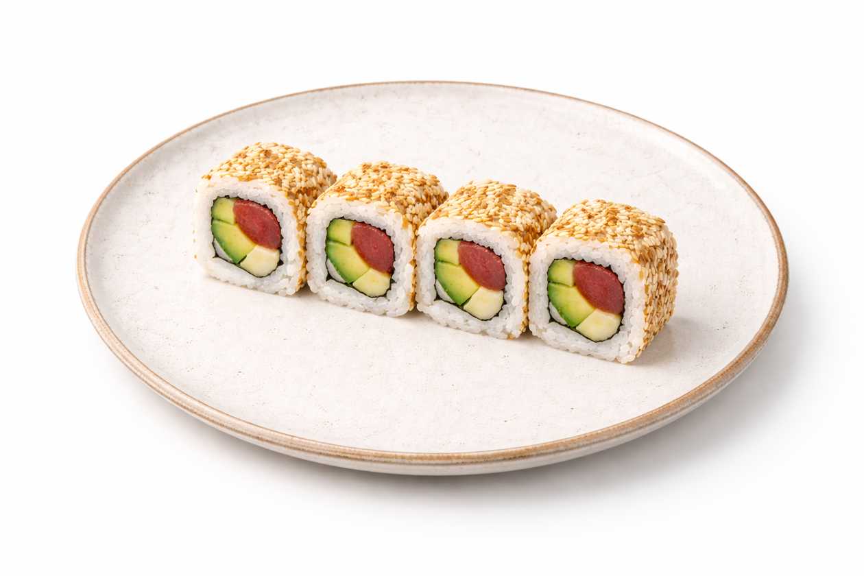 Uramaki tekka sesame