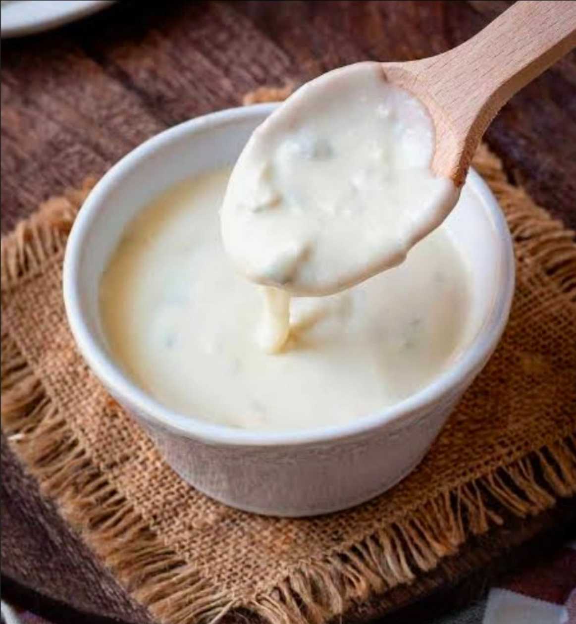 Sos homemade de gorgonzola