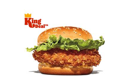 Chili Crunch Chicken burger