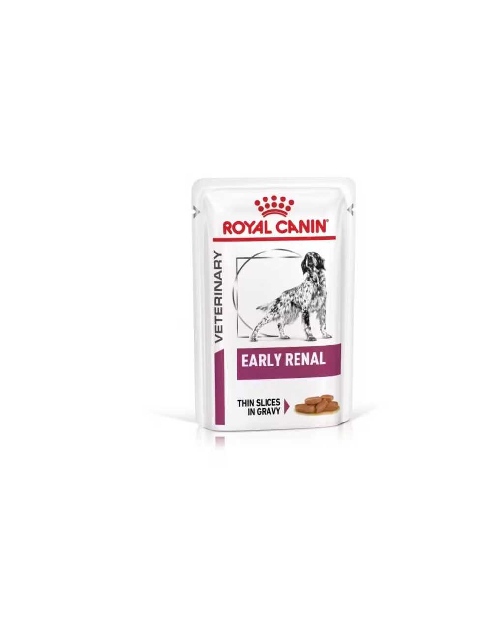 ROYAL CANIN Early Renal, XS-XL, veterinary diet, wet food pouches for dogs, renal system (in gravy), 10 count