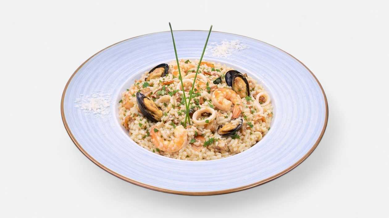 Rice with seafood