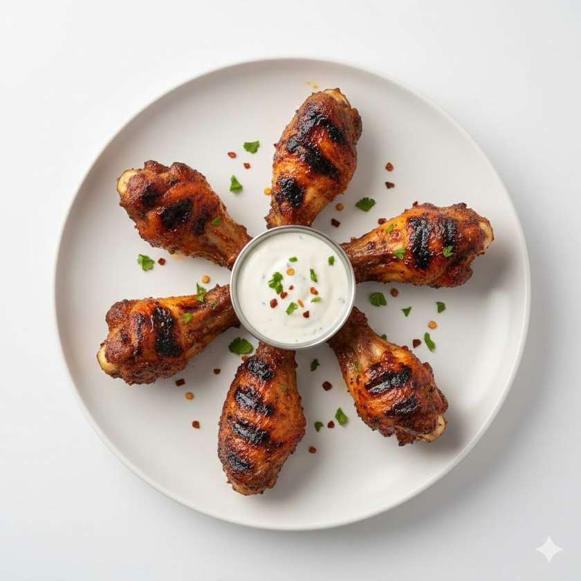 Ostry Skrzydełka z Kurczaka 6szt