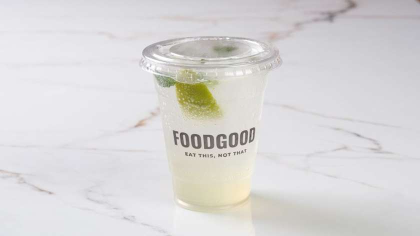 Mint and lime lemonade
