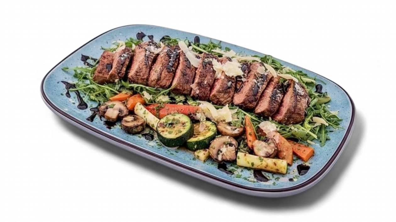 Beef Tagliata with Arugula and Parmesan