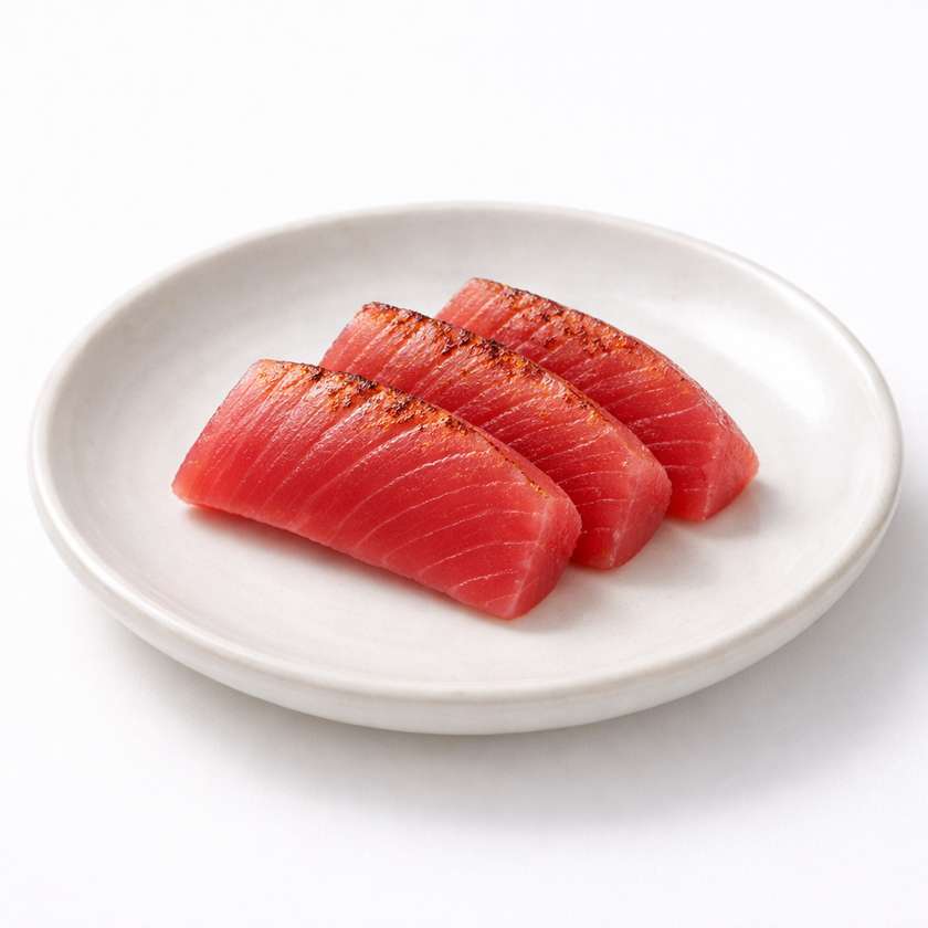 Tekka aburi sashimi