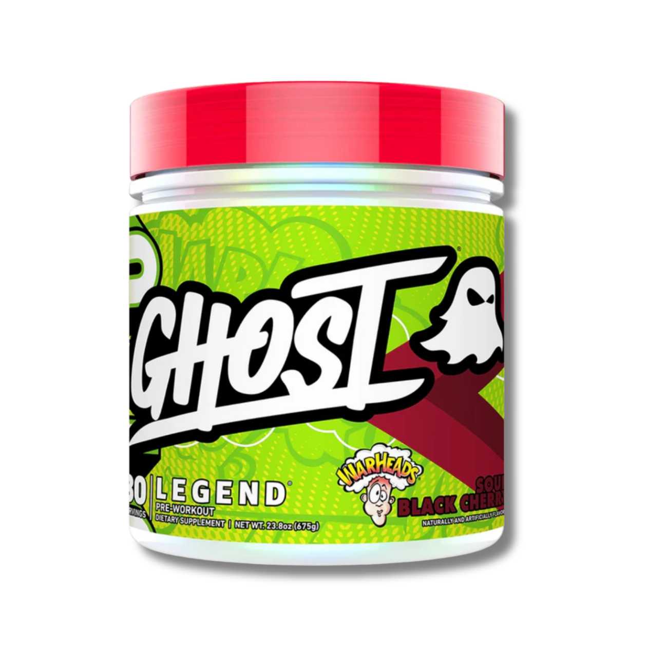 Ghost Legend Pre-Workout V4 (30 Servings) - Warheads Black Cherry