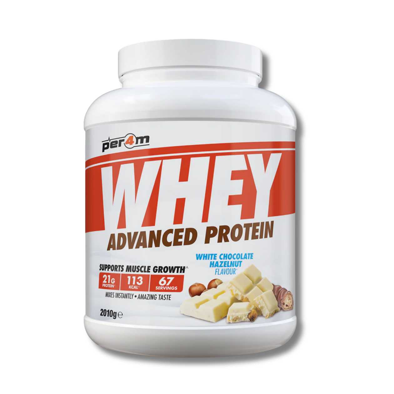 Per4M Advanced Whey 2.5Kg - White Chocolate Hazelnut