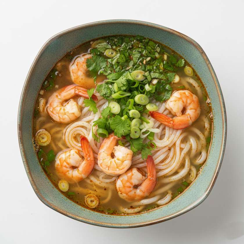 33. Bún soup with Shrimps