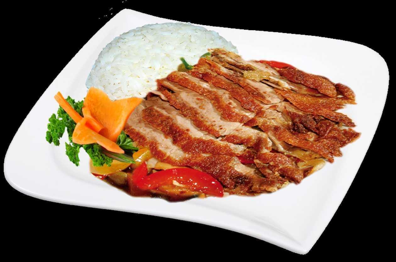 Kachní nudličky v pálivé omáčce s rýží