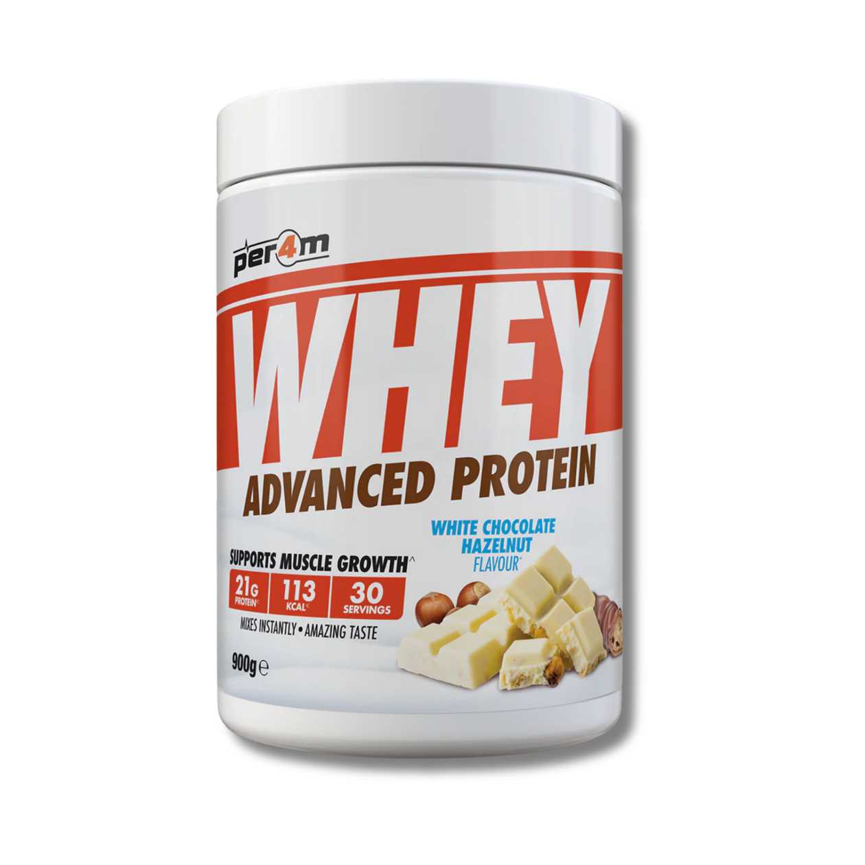 Per4M Advanced Whey 1Kg - White Chocolate Hazelnut