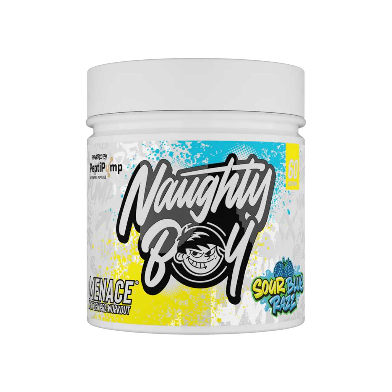 Naughty Boy Menace Pre-Workout - Sour Blue Razz