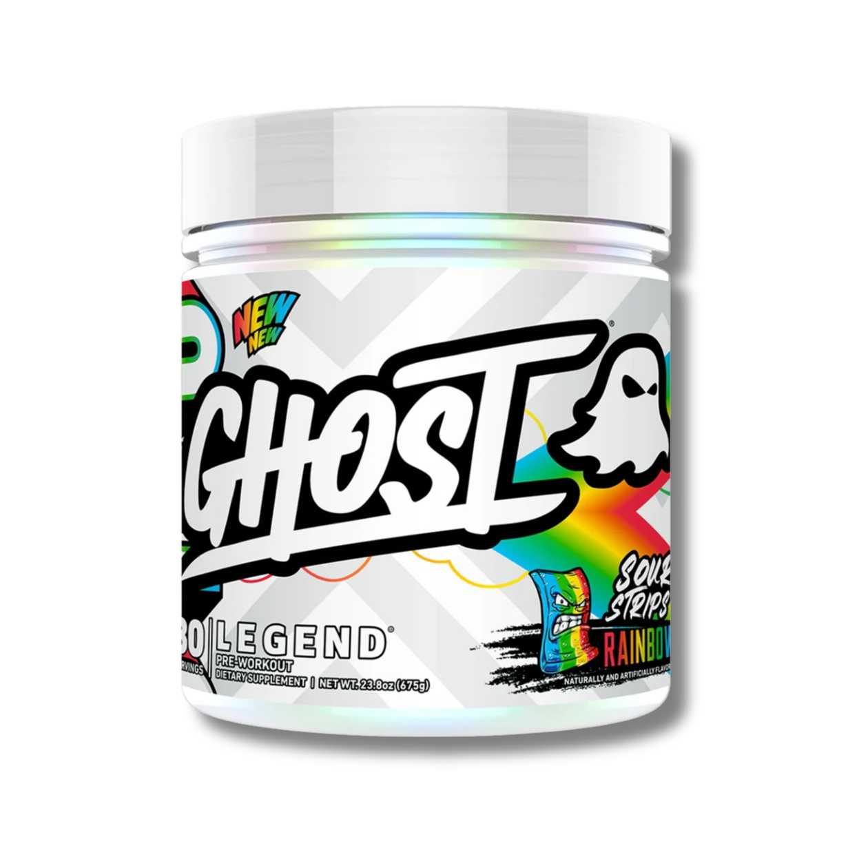 Ghost Legend Pre-Workout V4 (30 Servings) - Sour Strips (New)