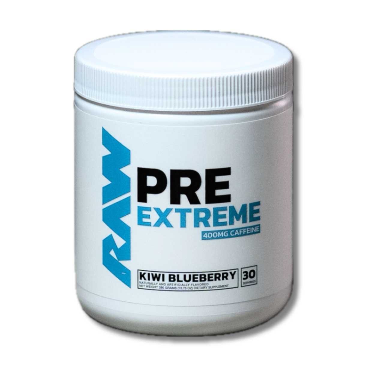 Raw Nutrition Extreme Pre (30 Servings) - Blueberry Kiwi