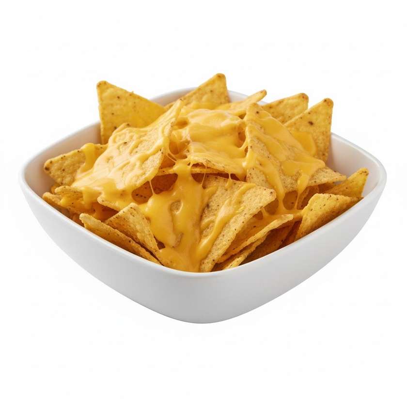 Nachos s rozpékaným sýrem