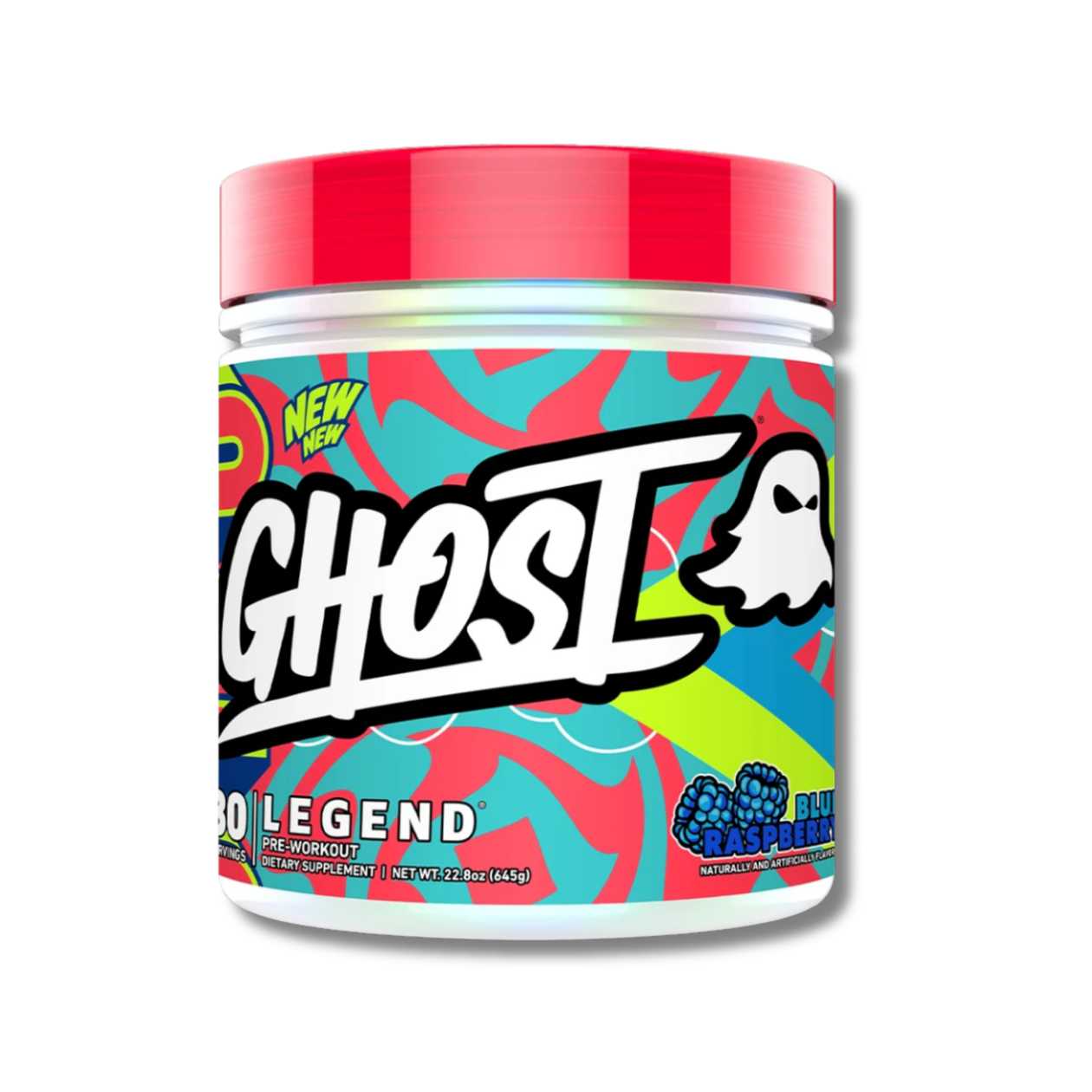 Ghost Legend Pre-Workout V4 (30 Servings) - Blue Raspberry