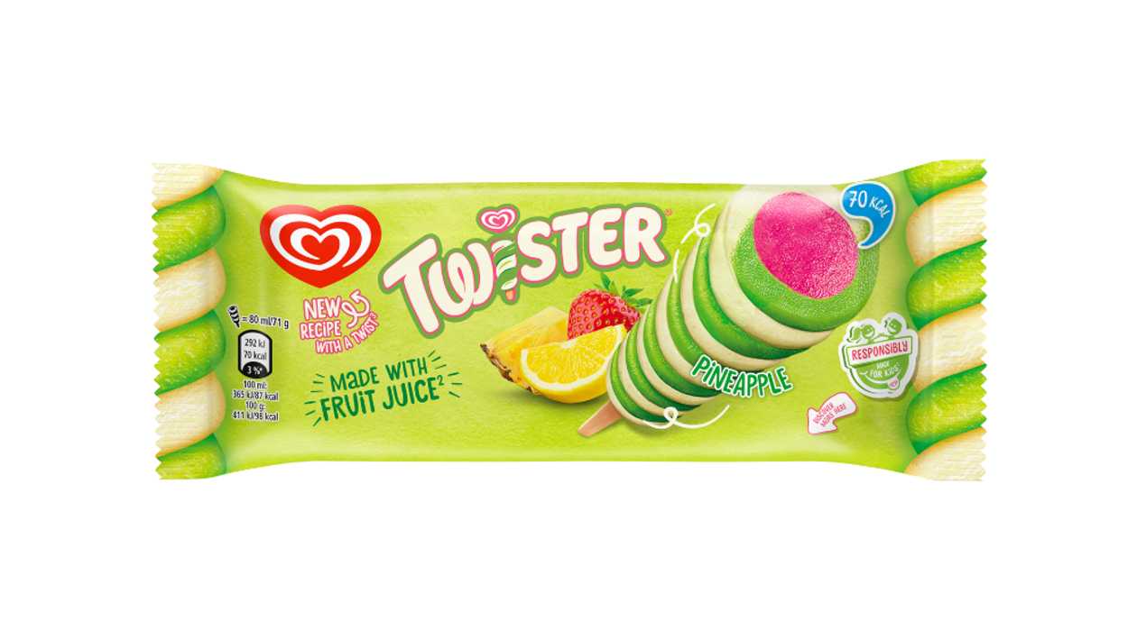 Twister green augļu sald 80 ml