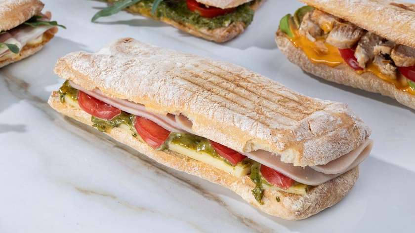 Turkey sandwich with Chabata Bread