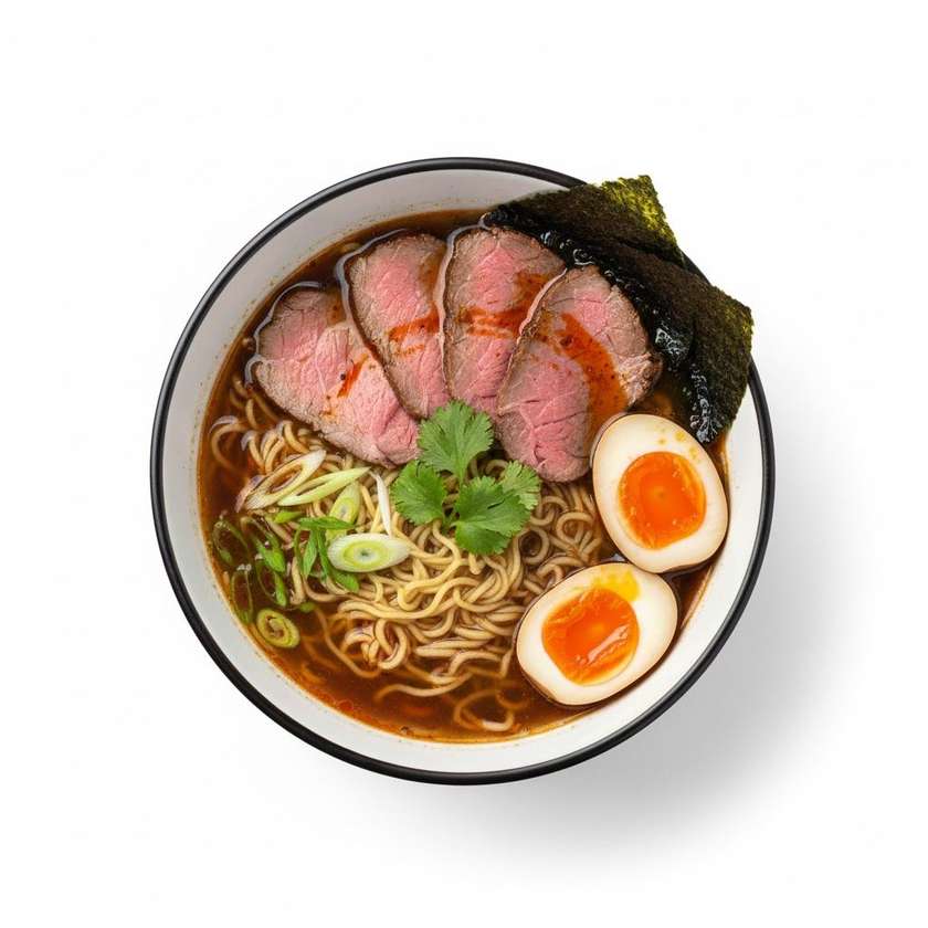 Ramen polévka s hovězím masem