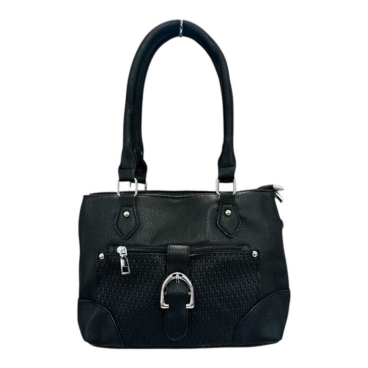 Jednoduchá čierna kabelka