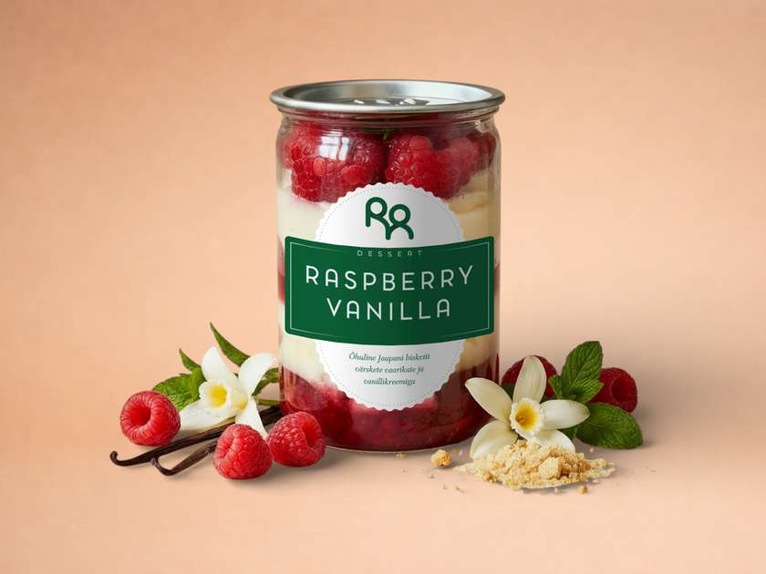 Raspberry Vanilla Dessert 250g