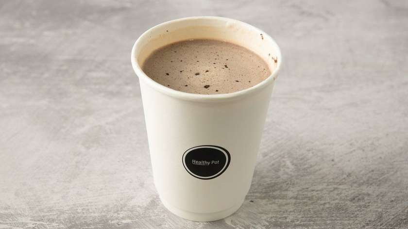 Hot Chocolate with Salted Caramel & Peanut Butter
