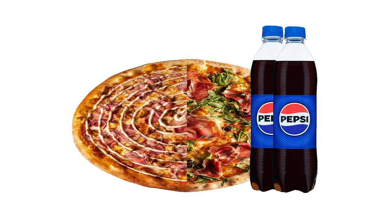 Pica 2in1 + 2 gėrimai 0,5l