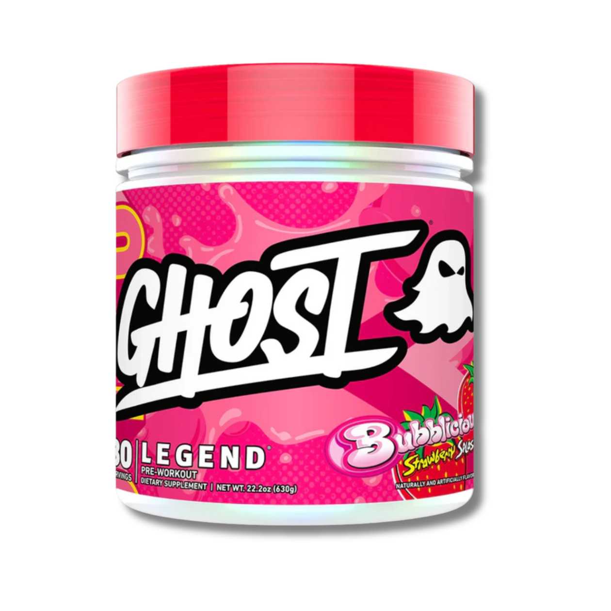 Ghost Legend Pre-Workout V4 (30 Servings) - Strawberry Splash