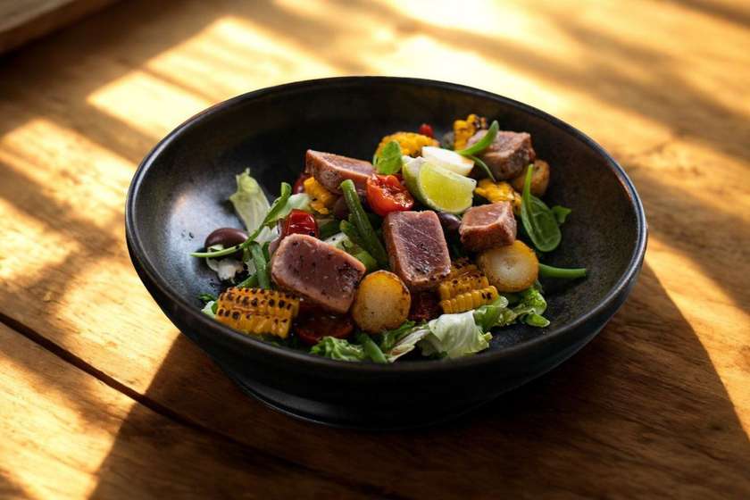 Niçoise Salad with Tuna Fillet