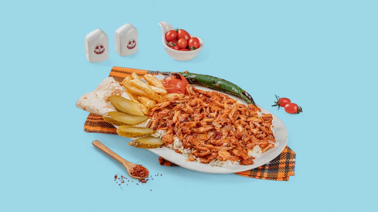 Chicken Doner Over Rice
