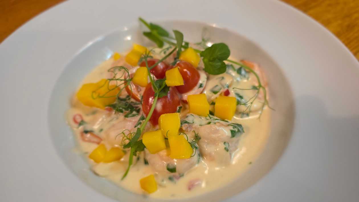 Krewetki w mascarpone