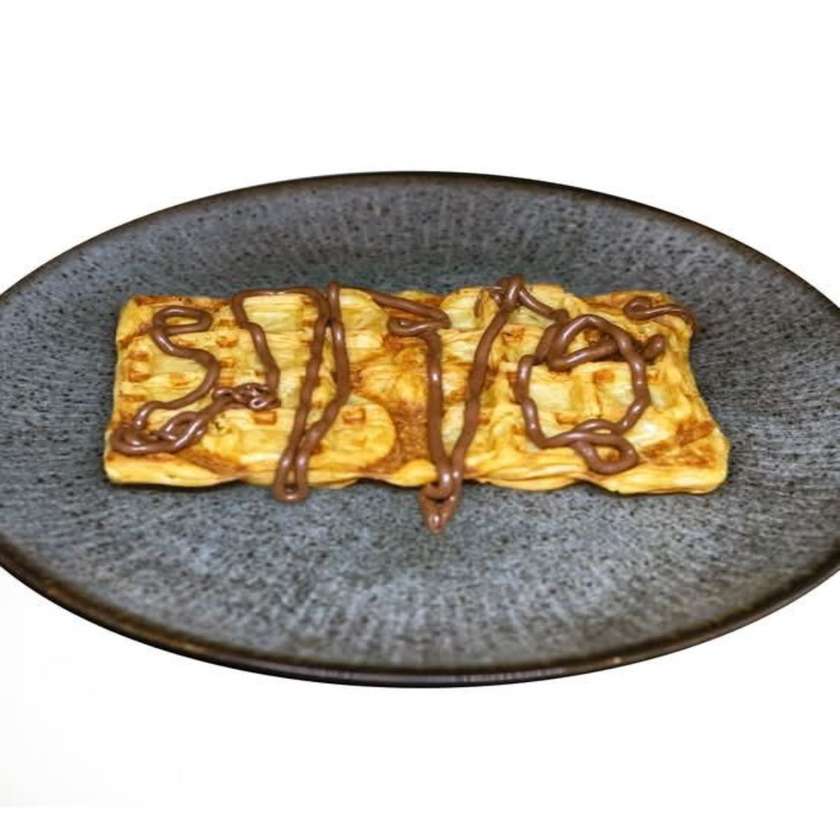 Smashed Waffle 1 Topping