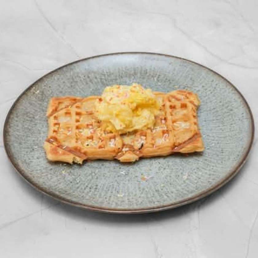 Smashed Waffle 1 Topping + 1 Gelado