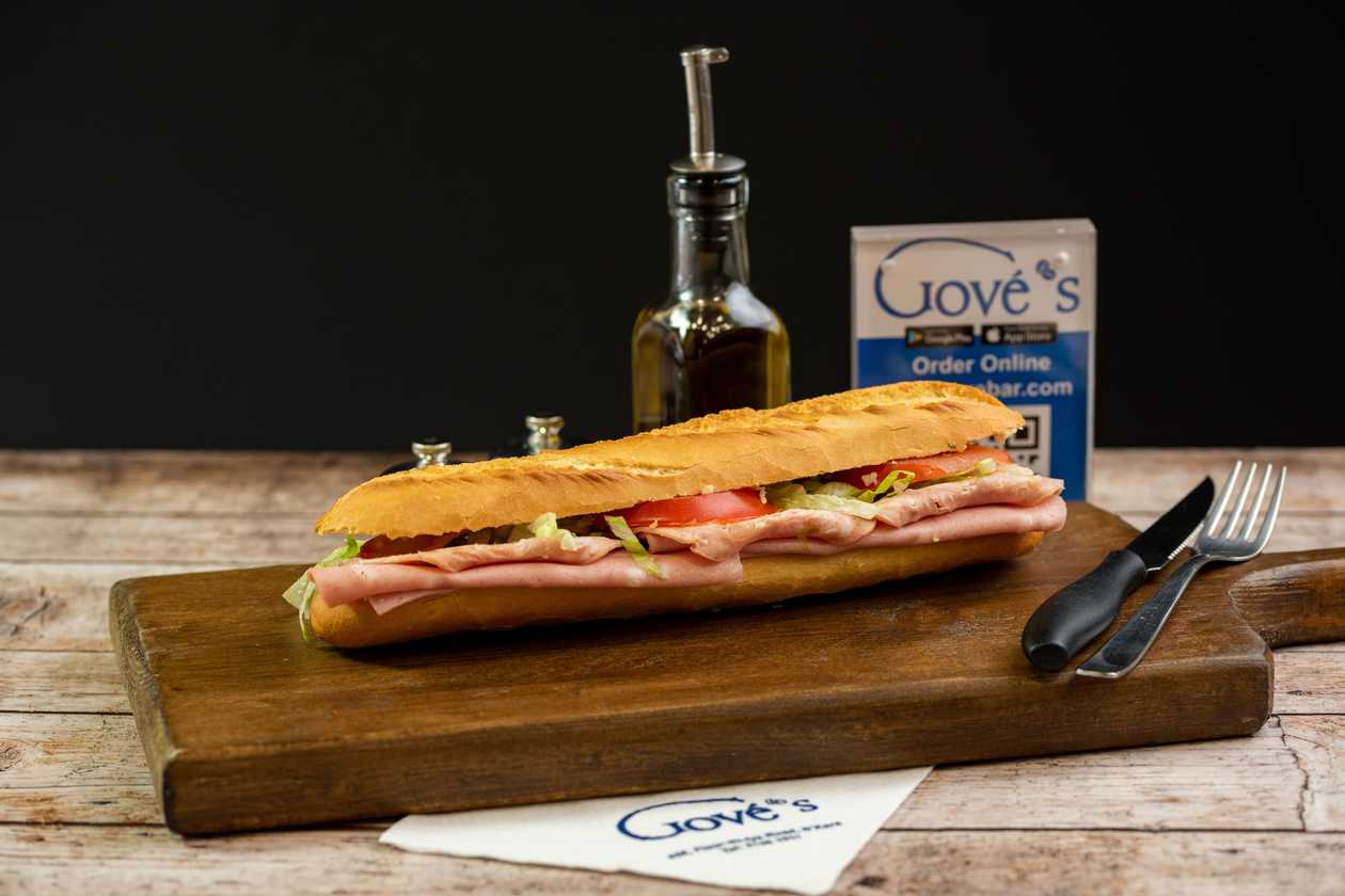 Ham, Cheese, Mortadella & Luncheon meat Baguette