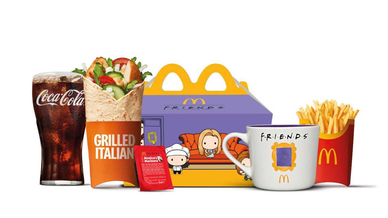 Grilled Italian McWrap Friends meal