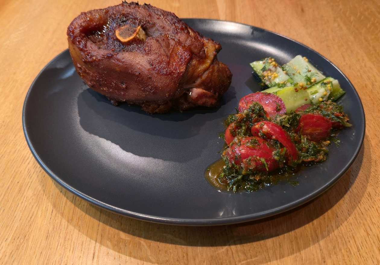 Honey-Beer Pork Knuckle Craft House