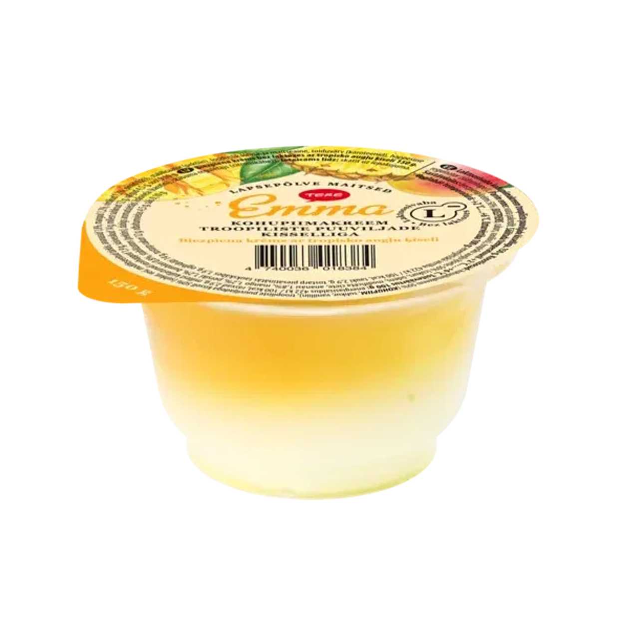 Emma, Lactose-Free Curd Cream With Tropical Kissel, 150g (expires soon)