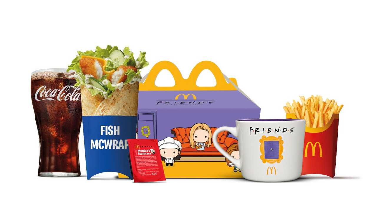 Fish McWrap Friends meal