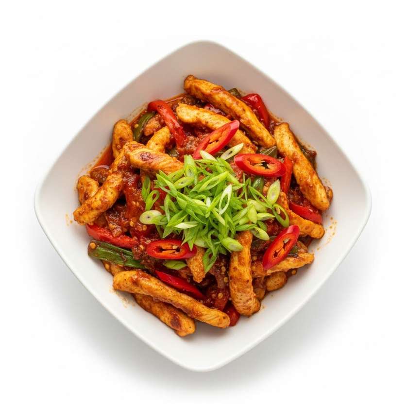 Spicy chicken strips