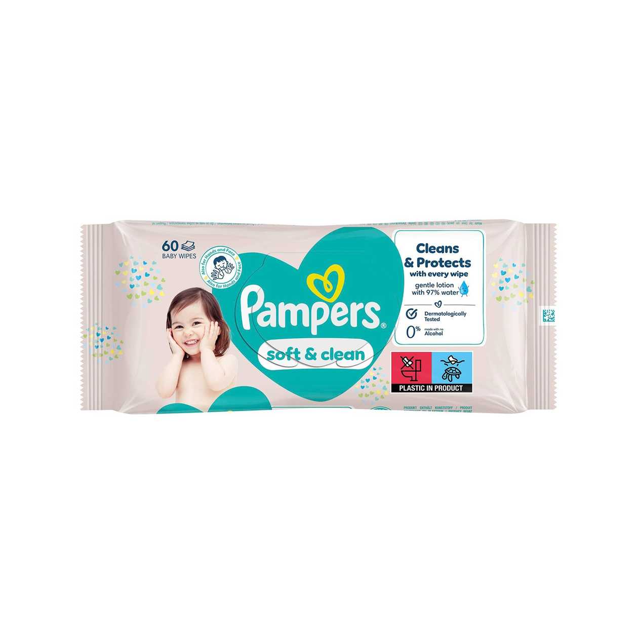Copy of Μωρομάντηλα Pampers Sensitive 80 Τεμάχια
