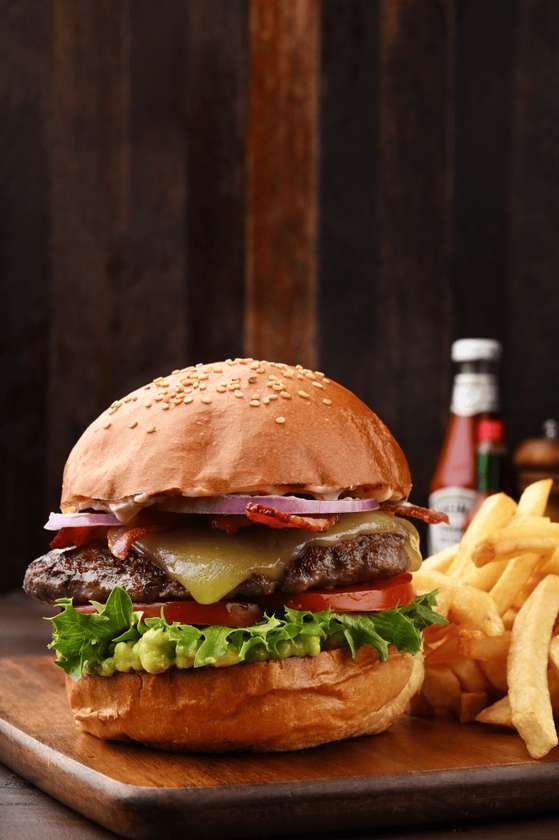 Guacamole Bacon Cheese Burger