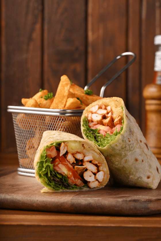 BBQ Chicken & Cheese Wrap